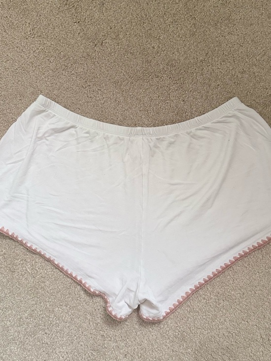 Frida TENCEL™ Modal Shortie Short PJ set in Ivory & Pink Size Small - Picture 11 of 12